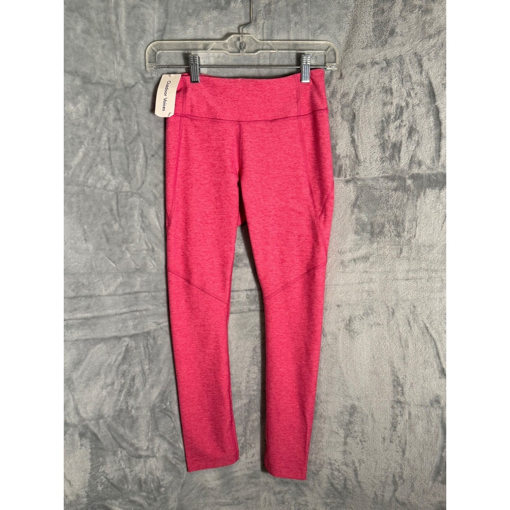 Outdoor Voices 3/4 Warmup Leggings Flamingo Pink XS W100022-TXC-FLM-2